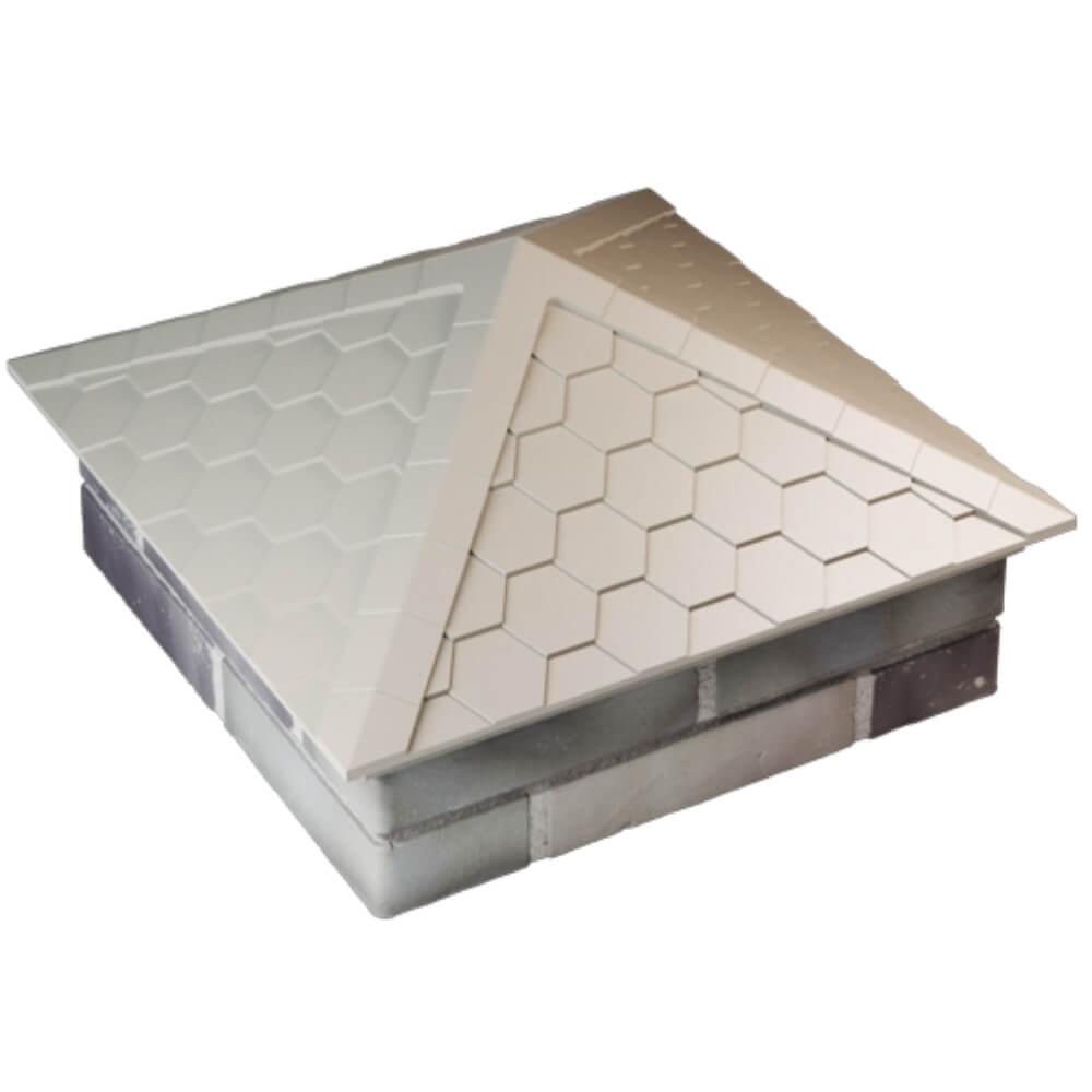 Колпак Zking Эверест Бежевый на столб 2х2 кирпича (535х535мм) Альметьевск фото