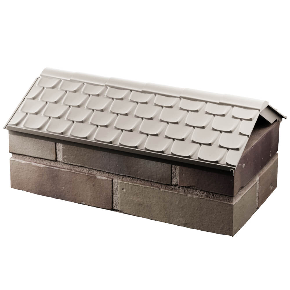 Парапет Zking Эльбрус Бежевый с посадкой на 1 кирпич (255мм) в Альметьевске фото