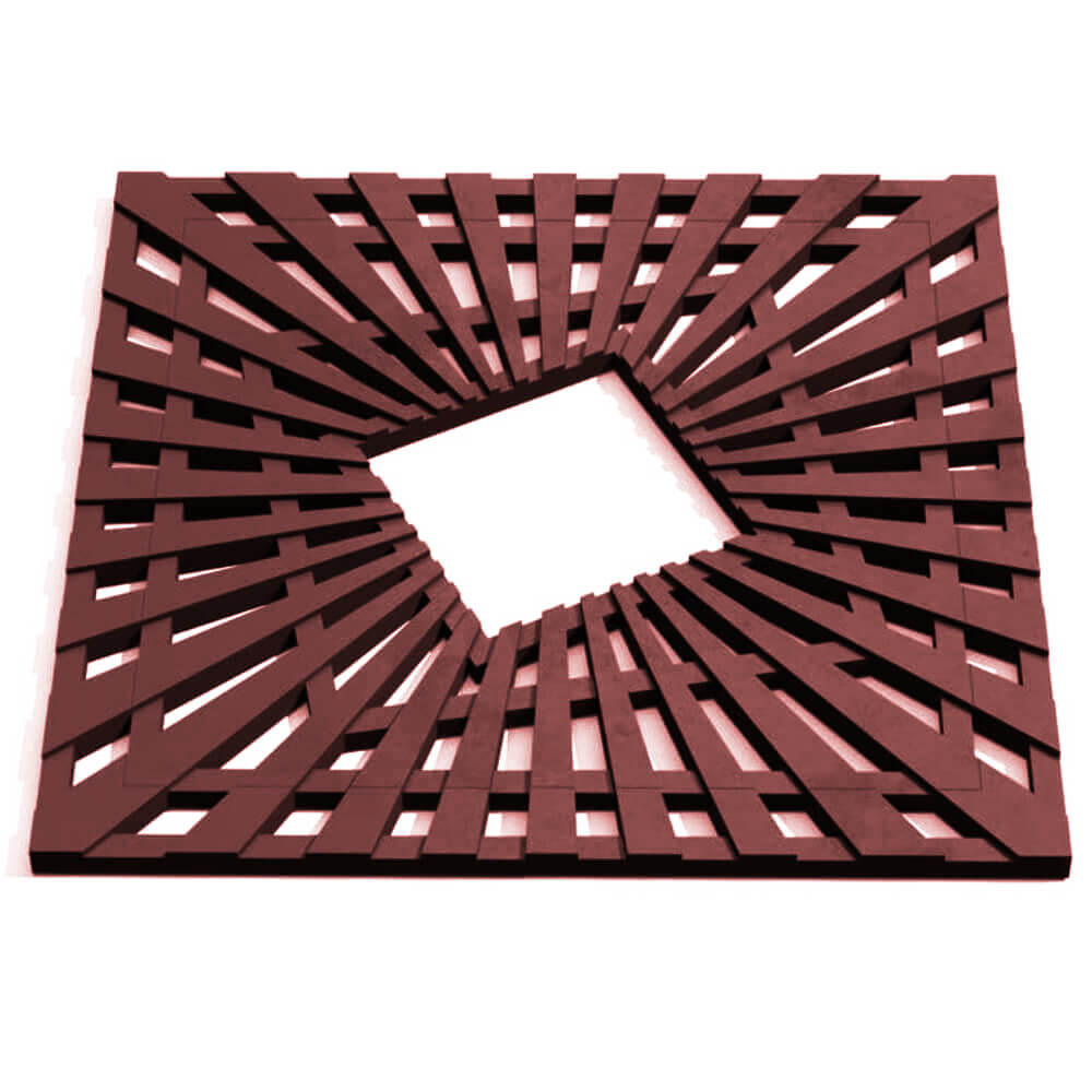 Приствольная решетка для дерева ZKING ATMOSPHERE 1.2х1.2м Коричневая Альметьевск фото