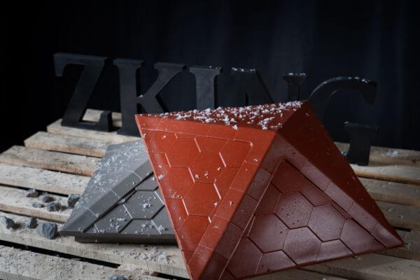 Колпак Zking Эверест Красный на столб 1.5х1.5 кирпича (390х390мм) в Альметьевске фото