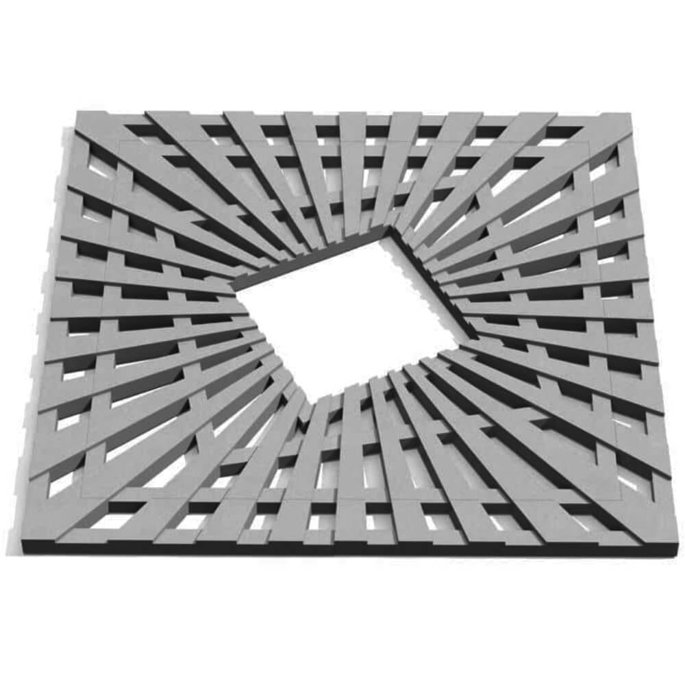 Приствольная решетка для дерева ZKING ATMOSPHERE 1.2х1.2м Серая Альметьевск фото