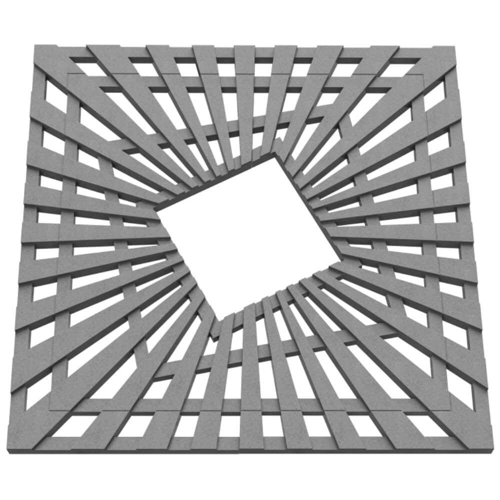 Приствольная решетка для дерева ZKING ATMOSPHERE 1.2х1.2м Серая в Альметьевске фото