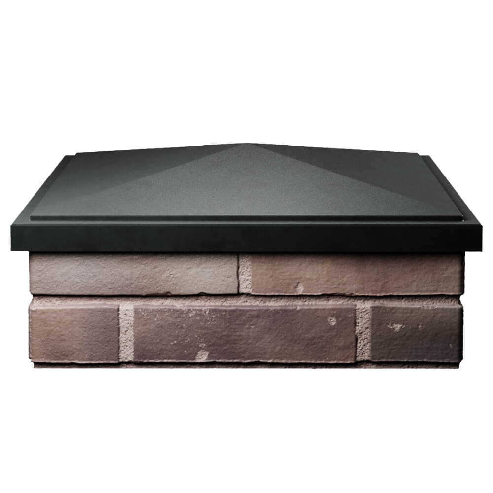 Колпак Zking БонаМоно Черный на столб 2х2 кирпича (515х515, 530х530мм) Альметьевск фото