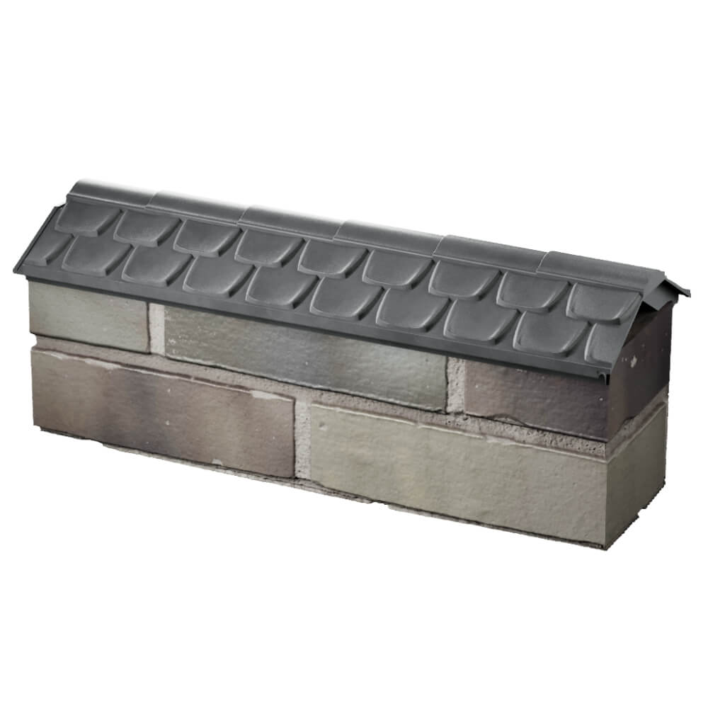 Парапет Zking Эльбрус Серый с посадкой на 0.5 кирпича (130мм) в Альметьевске фото