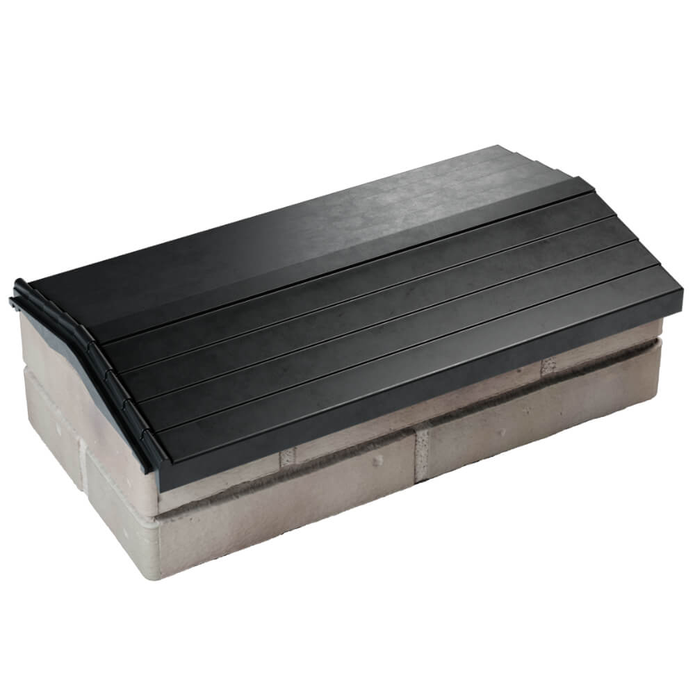 Парапет Zking Бона ХайТек Черный с посадкой на 1 кирпич (200/225/255мм) в Альметьевске фото