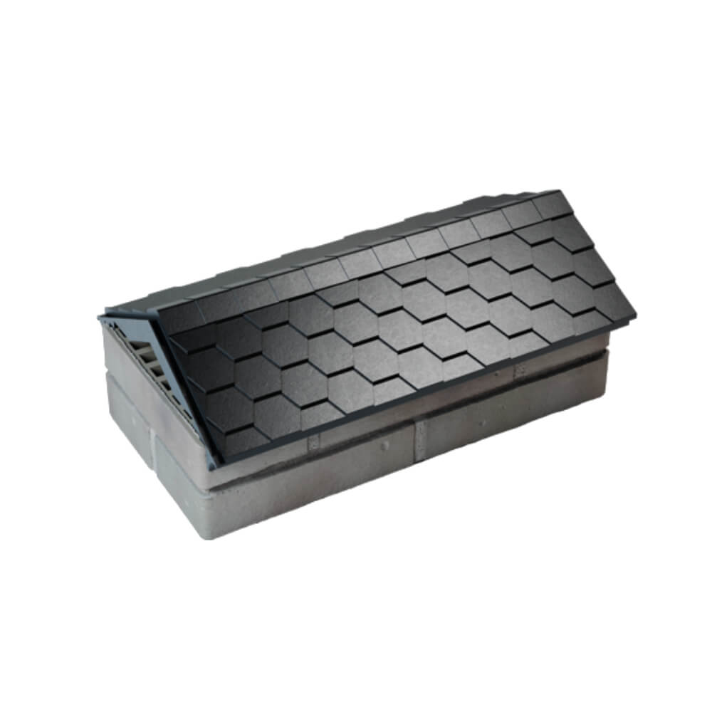 Парапет Zking Эверест Черный с посадкой на 1 кирпич (200/225/255мм) в Альметьевске фото