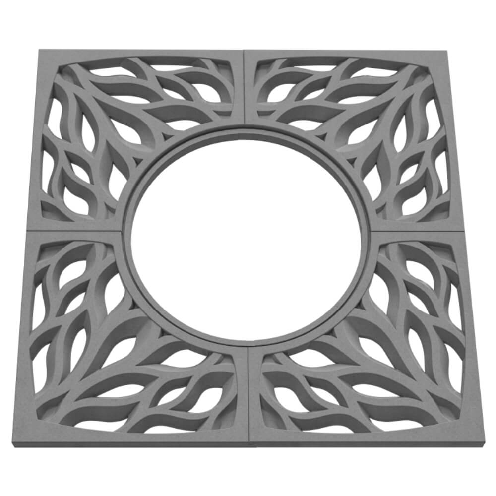 Приствольная решетка для дерева ZKING CRUST 1.2х1.2м Серая в Альметьевске фото