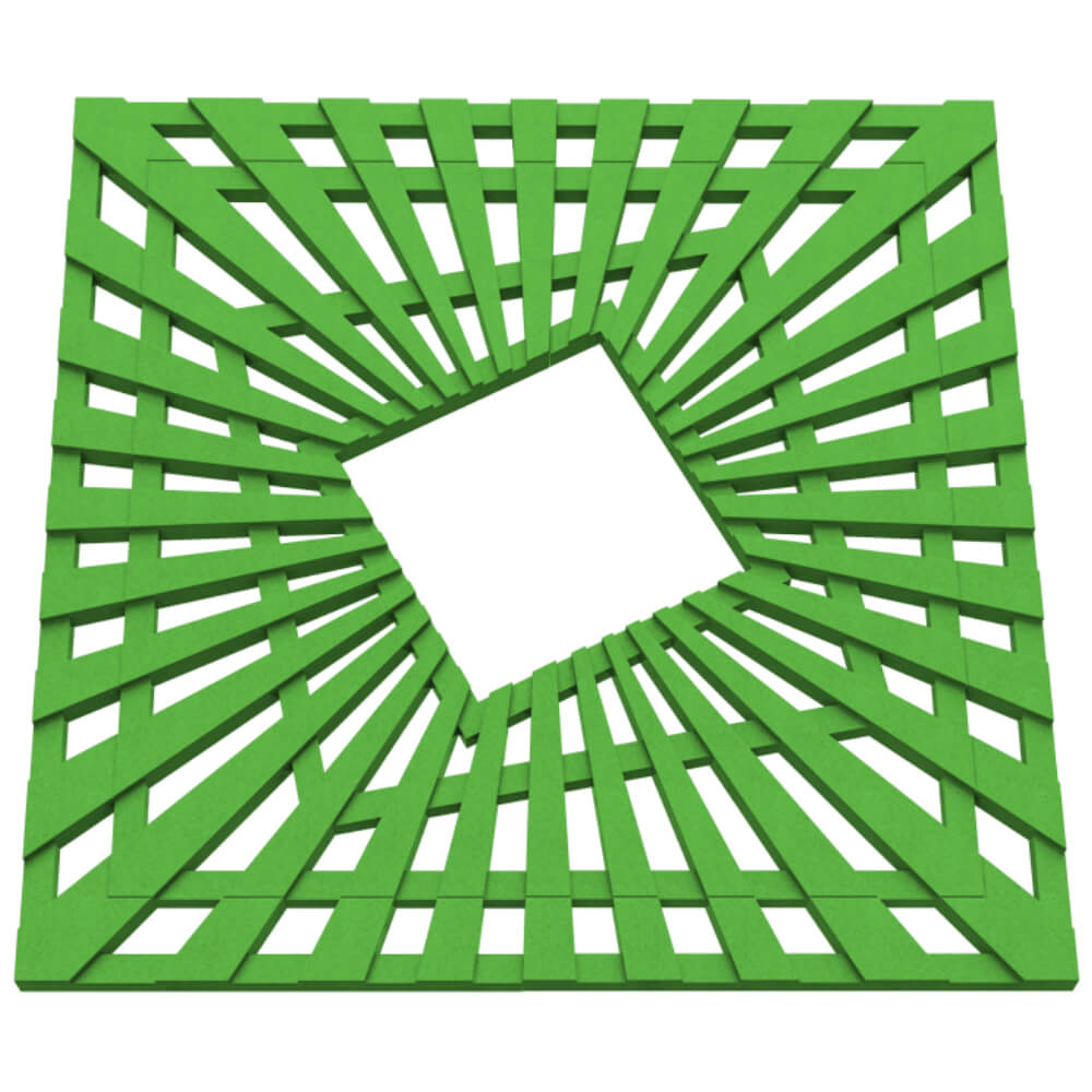 Приствольная решетка для дерева ZKING ATMOSPHERE 1.2х1.2м Зеленая в Альметьевске фото