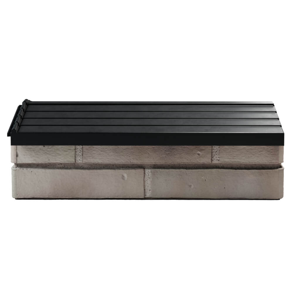 Парапет Zking Бона ХайТек Черный с посадкой на 1 кирпич (200/225/255мм) в Альметьевске фото