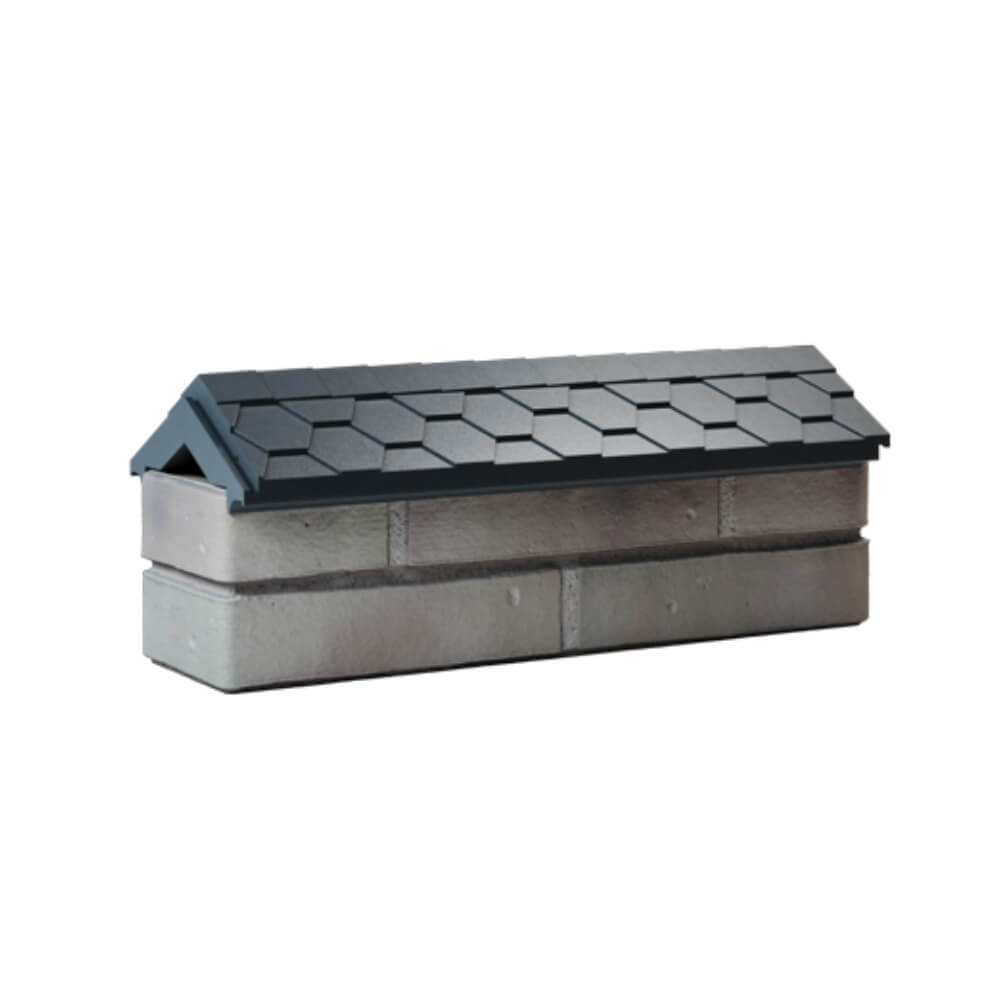 Парапет Zking Эверест Серый с посадкой на 0.5 кирпича (130мм) Альметьевск фото