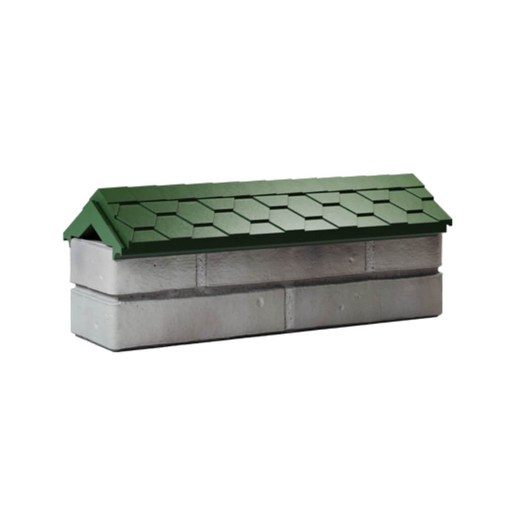 Парапет Zking Эверест Зеленый с посадкой на 0.5 кирпича (130мм) Альметьевск фото