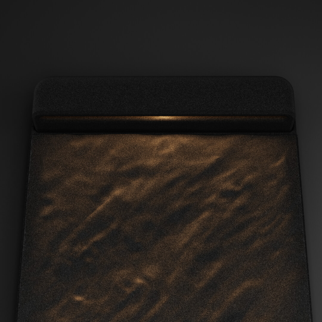 LED Светильник для шаговой плиты STONE Черный Сланец 330х75х98мм в Альметьевске фото