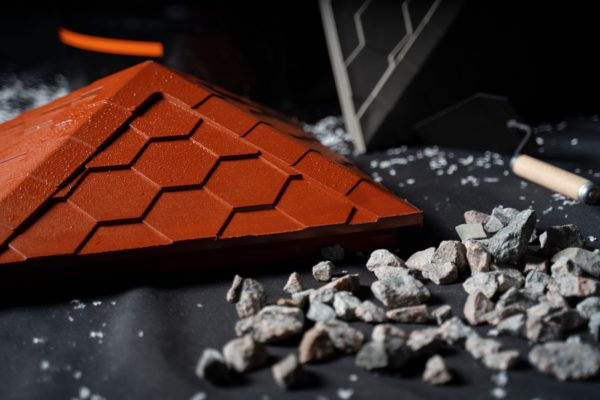 Колпак Zking Эверест Красный на столб 1.5х1.5 кирпича (390х390мм) в Альметьевске фото