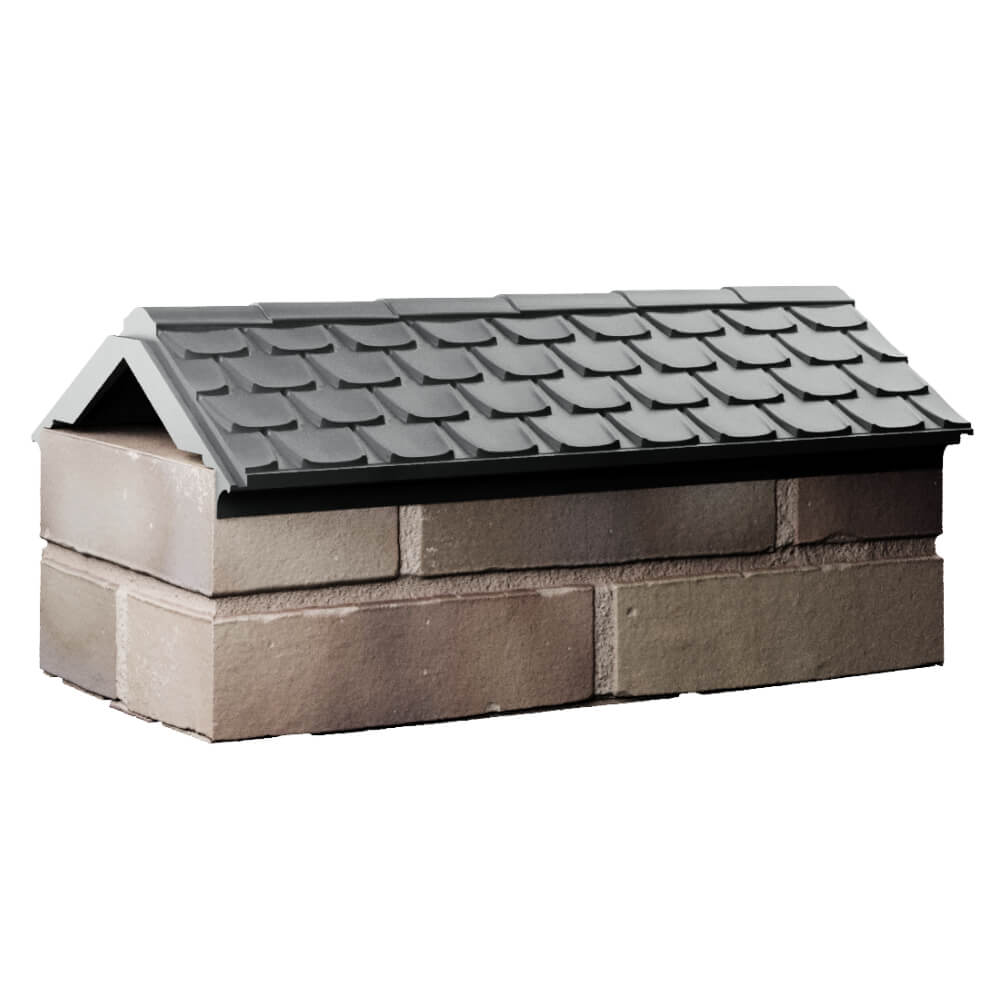 Парапет Zking Эльбрус Серый с посадкой на 1 кирпич (255мм) Альметьевск фото