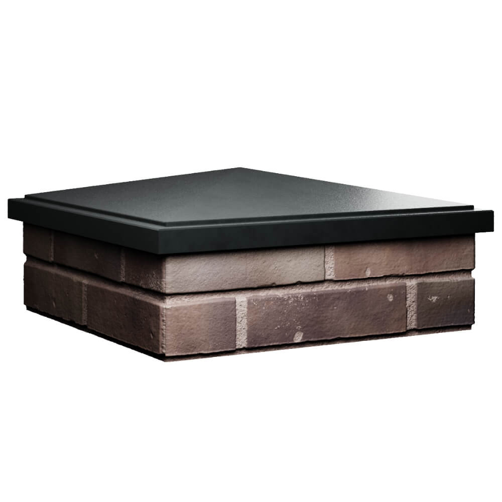 Колпак Zking БонаМоно Черный на столб 2х2 кирпича (515х515, 530х530мм) в Альметьевске фото