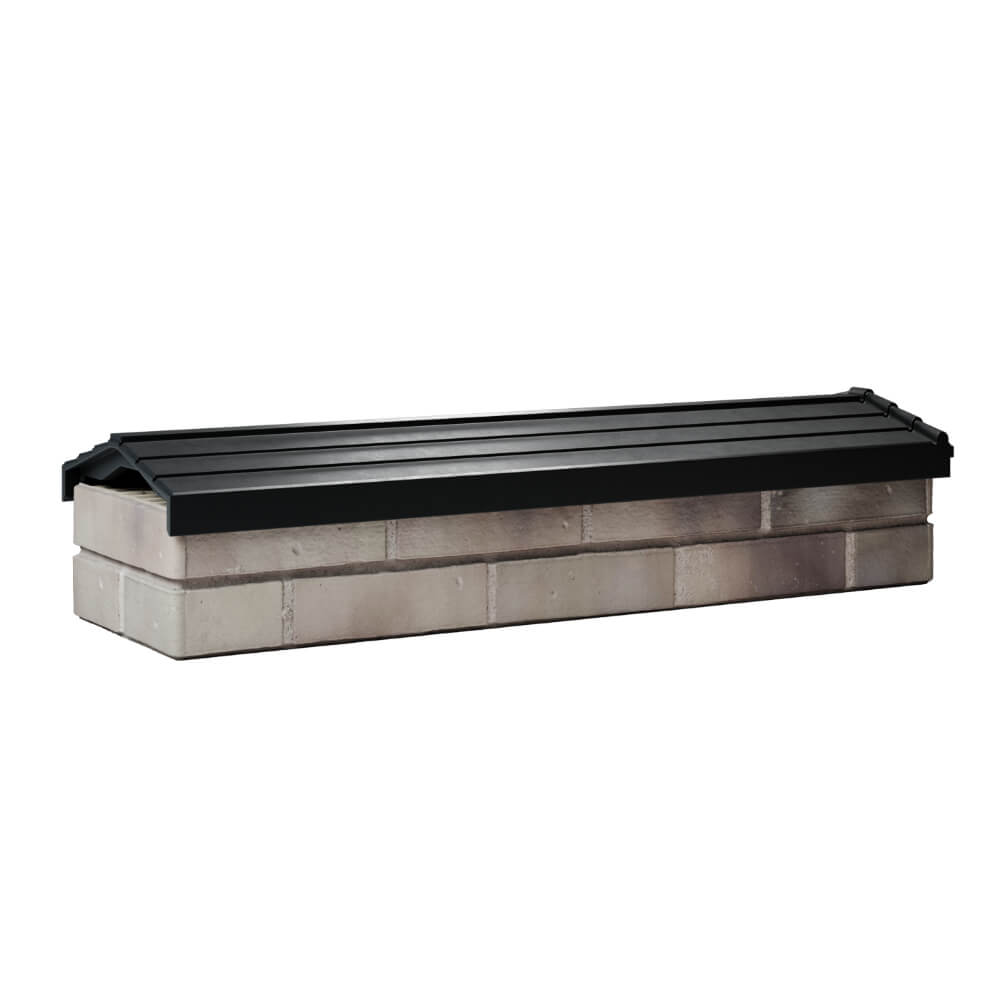 Парапет Zking Бона ХайТек Черный посадка на 0.5 кирпича (130мм) Альметьевск фото