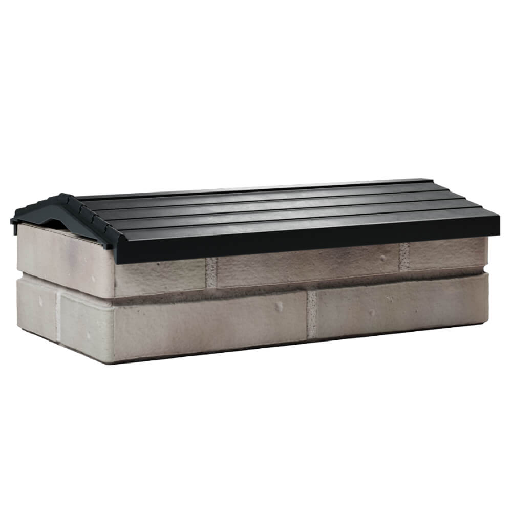 Парапет Zking Бона ХайТек Черный с посадкой на 1 кирпич (200/225/255мм) Альметьевск фото