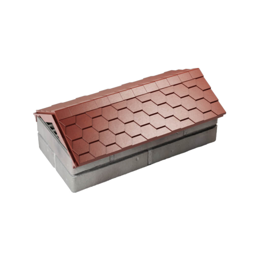 Парапет Zking Эверест Красный с посадкой на 1 кирпич (200/225/255мм) в Альметьевске фото