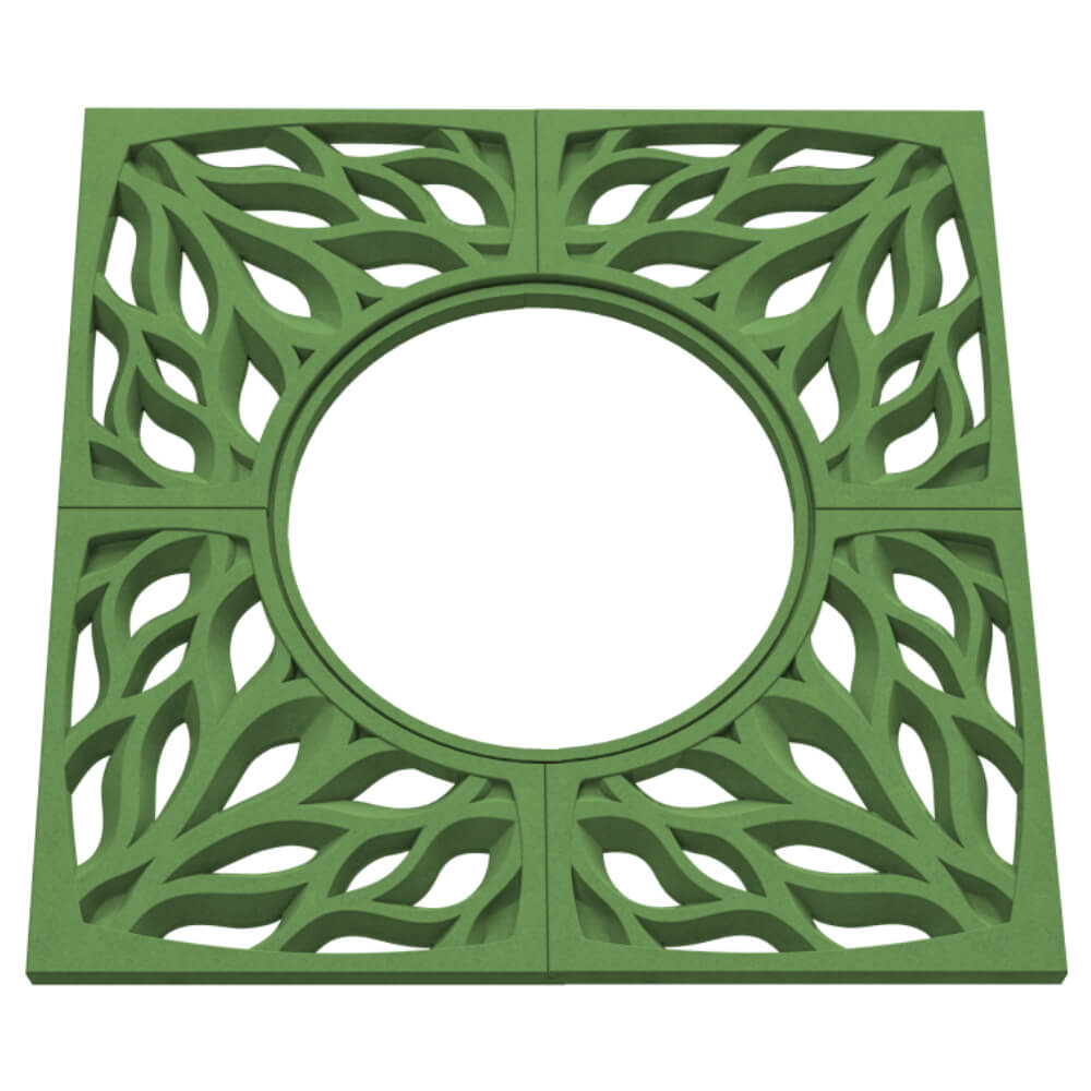 Приствольная решетка для дерева ZKING CRUST 1.2х1.2м Зеленая в Альметьевске фото