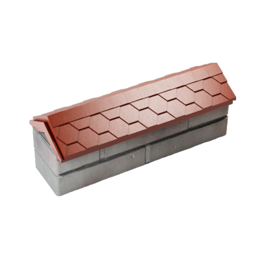 Парапет Zking Эверест Красный с посадкой на 0.5 кирпича (130мм) в Альметьевске фото