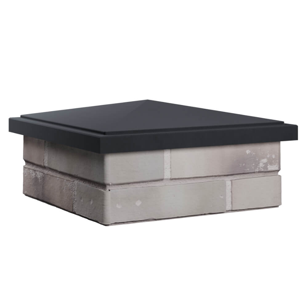 Колпак Zking БонаМоно Серый на столб 1.5х1.5 кирпича (385х385, 400х400мм) в Альметьевске фото