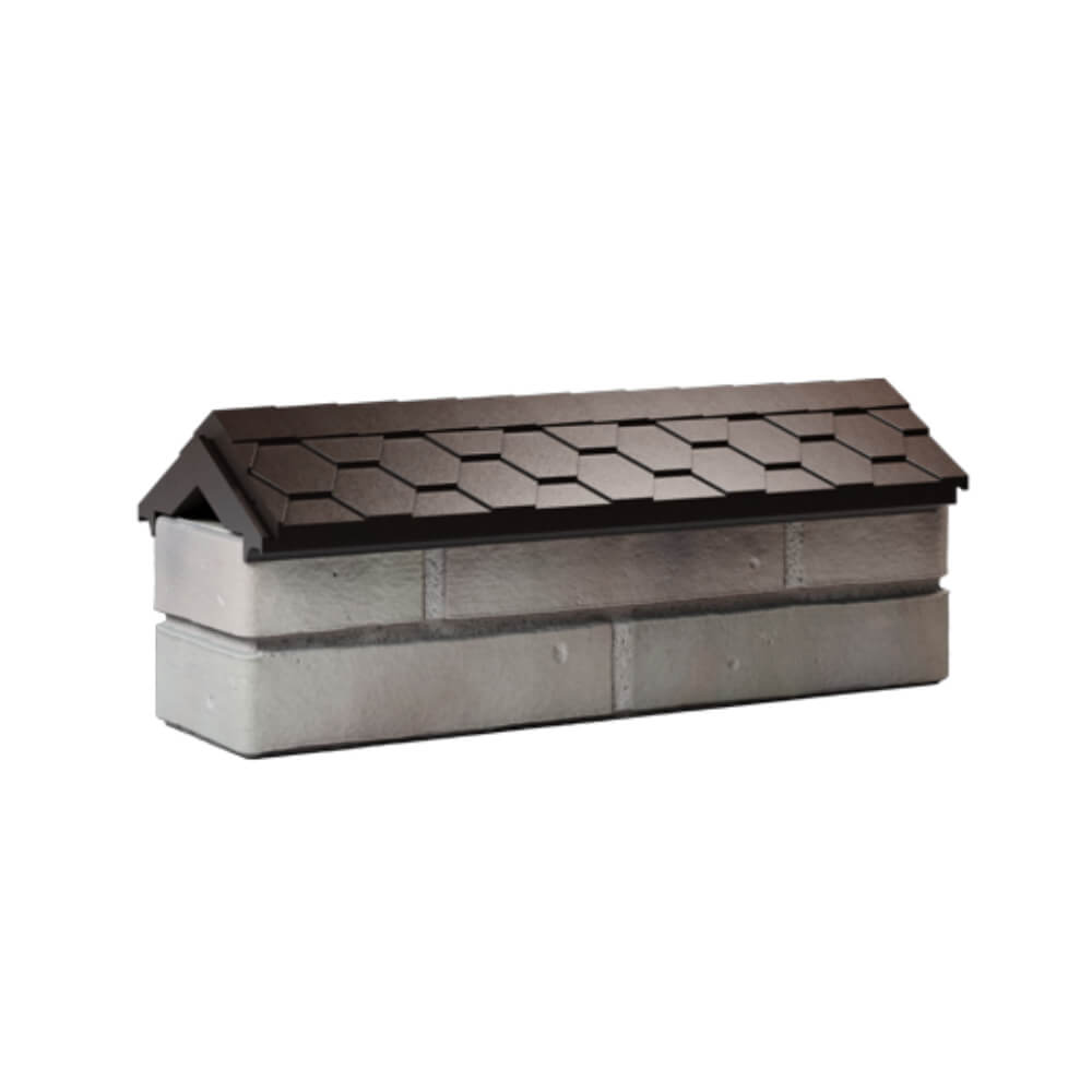 Парапет Zking Эверест Коричневый с посадкой на 0.5 кирпича (130мм) Альметьевск фото