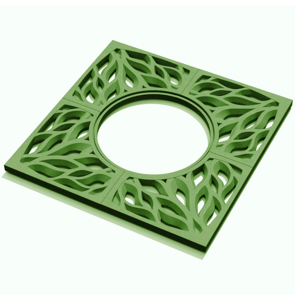 Приствольная решетка для дерева ZKING CRUST 1.2х1.2м Зеленая в Альметьевске фото