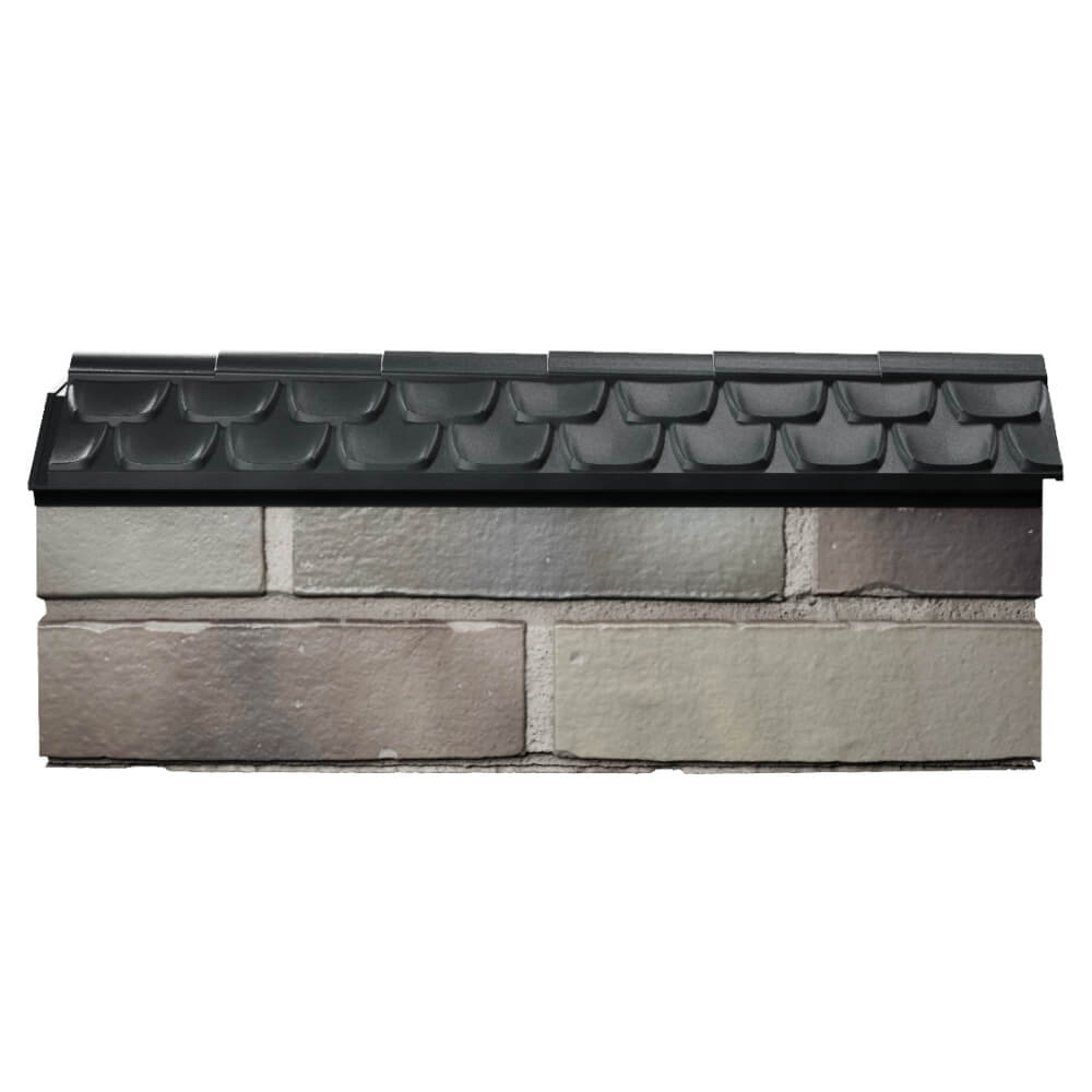 Парапет Zking Эльбрус Черный с посадкой на 0.5 кирпича (130мм) в Альметьевске фото