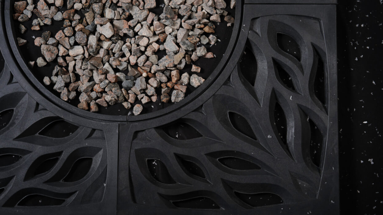 Приствольная решетка для дерева ZKING CRUST 1.2х1.2м Черная в Альметьевске фото